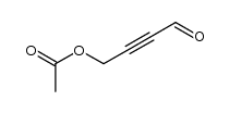 4-acetoxybut-2-ynal Structure