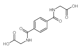 Glycine,N,N'-(1,4-phenylenedicarbonyl)bis- Structure