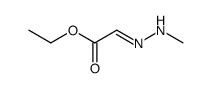 methylhydrazono-acetic acid ethyl ester Structure