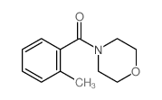 Methanone,(2-methylphenyl)-4-morpholinyl- Structure