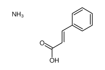 azanium,3-phenylprop-2-enoate结构式