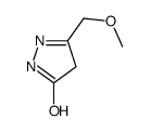 3H-Pyrazol-3-one, 2,4-dihydro-5-(methoxymethyl)- (9CI) structure