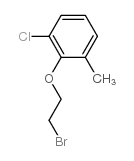 2-(2-bromoethoxy)-1-chloro-3-methylbenzene structure