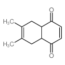 1,4-Naphthalenedione,4a,5,8,8a-tetrahydro-6,7-dimethyl- structure