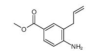 Benzoic acid, 4-amino-3-(2-propenyl)-, methyl ester (9CI)结构式