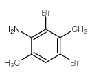2,4-dibromo-3,6-dimethylaniline Structure