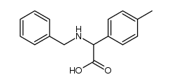 2-(benzylamino)-2-(p-tolyl)acetic acid结构式