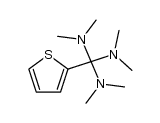 2-[Tris(dimethylamino)methyl]-thiophen结构式