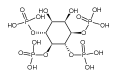 Inositol-1,4,5,6-tetrakisphosphate Structure