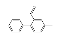 4-methylbiphenyl-2-carbaldehyde结构式