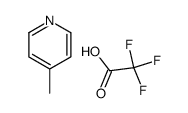4-methylpyridine-trifluoroacetic acid Structure