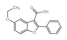 5-ethoxy-2-phenyl-1-benzofuran-3-carboxylic acid结构式