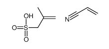2-methylprop-2-ene-1-sulfonic acid,prop-2-enenitrile结构式