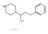 4-PIPERIDINEMETHANOL, .ALPHA.-(2-PHENYLETHYL)-, HYDROCHLORIDE结构式