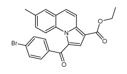 ethyl 1-(4-bromobenzoyl)-7-methylpyrrolo[1,2-a]quinoline-3-carboxylate Structure