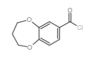 3,4-二氢-2H-1,5-苯并二氧-7-羰酰氯结构式
