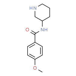 4-methoxy-N-(piperidin-3-yl)benzamide structure