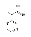 2-(2-Pyrazinyl)thiobutyramide结构式