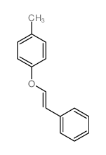 1-methyl-4-[(E)-2-phenylethenoxy]benzene结构式
