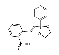 4-[2-(2-nitro-styryl)-[1,3]dioxolan-2-yl]-pyridine Structure