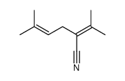 5-methyl-2-propan-2-ylidenehex-4-enenitrile Structure