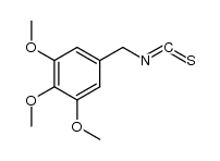 3,4,5-trimethoxybenzyl isothiocyanate Structure