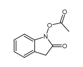1-acetoxy-2-oxindole Structure