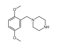 1-(2,5-DIMETHOXY-BENZYL)-PIPERAZINE structure