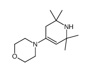 4-(2,2,6,6-tetramethyl-1,3-dihydropyridin-4-yl)morpholine Structure