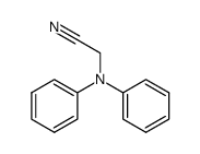 N,N-diphenylamino acetonitrile Structure