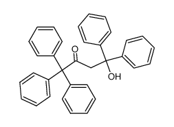 4-hydroxy-1,1,1,4,4-pentaphenylbutan-2-one Structure