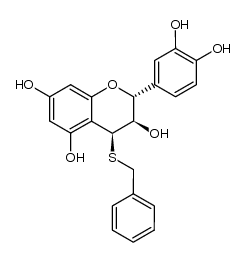 (3,4-cis)-4-benzylthiocatechin Structure