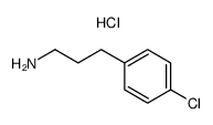 3-(4-Chlorophenyl)-1-propylamine hydrochloride structure