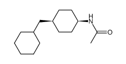 N-ACETYL-4-CYCLOHEXYLMETHYLCYCLOHEXYLAMINE结构式