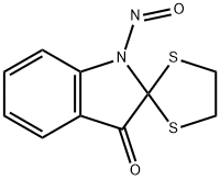 1-Nitrosospiro[2H-indole-2,2'-[1,3]dithiolan]-3(1H)-one结构式
