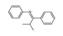 N-(2-methyl-1-phenyl-1-propylidene) aniline Structure