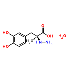 Carbidopa monohydrate structure