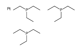 platinum,triethylphosphane Structure