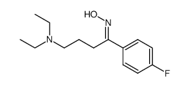 4-diethylamino-1-(4-fluoro-phenyl)-butan-1-one oxime结构式