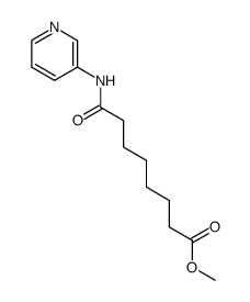 8-oxo-8-(3-pyridinylamino)-octanoic acid methyl ester Structure