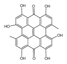 Isohypericin结构式
