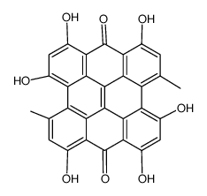 Isohypericin Structure