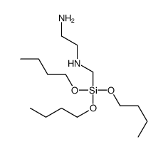 N'-(tributoxysilylmethyl)ethane-1,2-diamine结构式