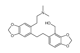 (5-{2-[6-(2-Dimethylamino-ethyl)-benzo[1,3]dioxol-5-yl]-ethyl}-benzo[1,3]dioxol-4-yl)-methanol Structure