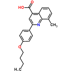 2-(4-Butoxyphenyl)-8-methyl-4-quinolinecarboxylic acid Structure