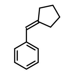 (Cyclopentylidenmethyl)benzol结构式