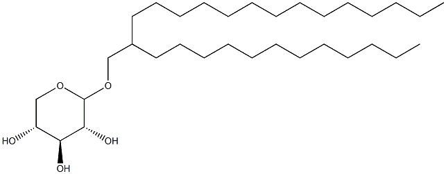 2-十二烷基十六烷基 D-吡喃木糖苷结构式