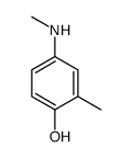 2-Methyl-4-(methylamino)phenol Structure