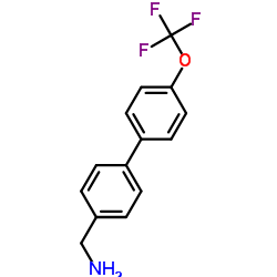 1-[4'-(Trifluoromethoxy)-4-biphenylyl]methanamine structure