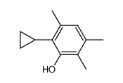 2-Cyclopropyl-3,5,6-trimethylphenol Structure